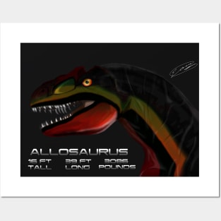 Allosaurus Posters and Art